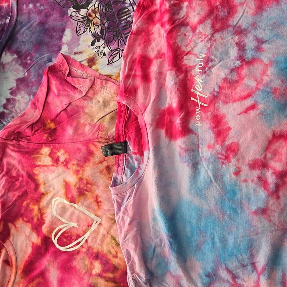 Tye-Dye T-Shirt 3 Shirt Lot All Xl